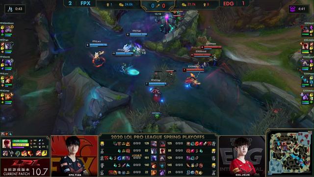 FPX轻取KT，Scout拿下关键大龙顶尖较量四强赛，技惊四座